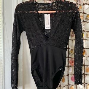 Black Lace Bodysuit